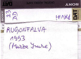 DAT-kazetta felirata