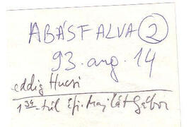 DAT-kazetta felirata